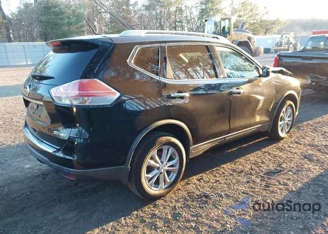 2015 Nissan Rogue Sv из США, поврежденный, VIN KNMAT2MV4FP587994